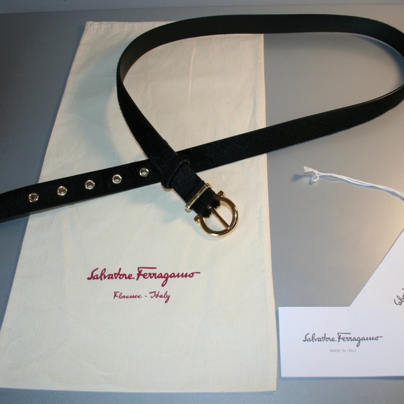 Salvatore Ferragamo Pony Hair Belt main image 5